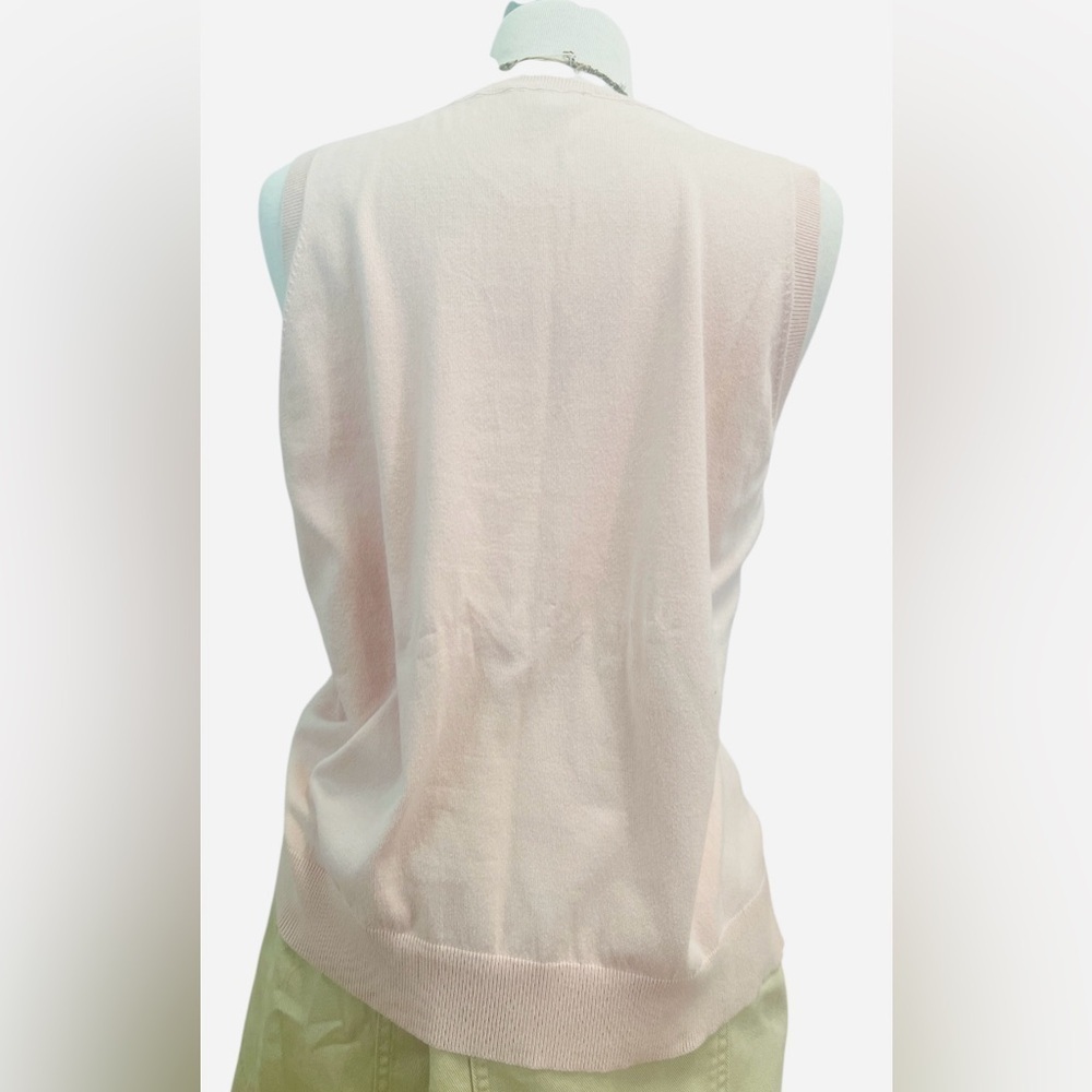 TALBOT’S - Pink 👚sweater Sleeveless Top - Picture 6 of 7